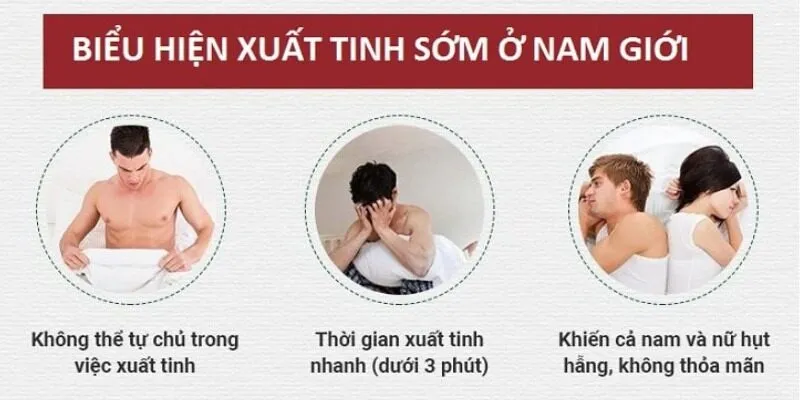 Xuất tinh sớm phải làm sao? Triệu chứng xuất tinh sớm là gì?