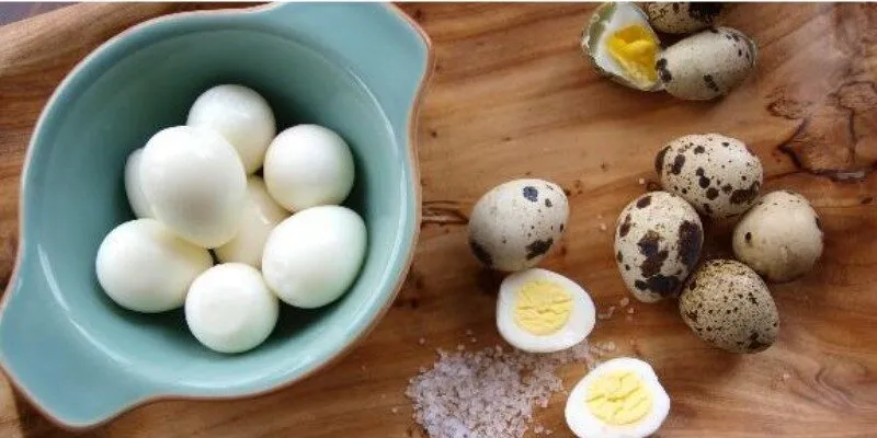 Yếu sinh lý nên ăn gì - Trứng cút